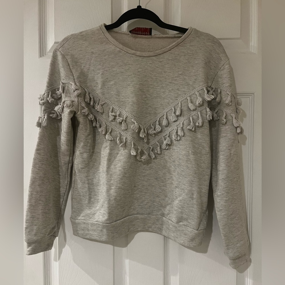 Tassel sweatshirt, great condition